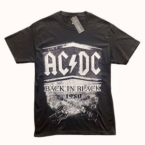 NWT! ac/dc 1980 “Back in Black” Vintage Band Tee